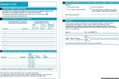 Canvass example form