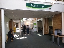 Department for Work and Pensions (DWP) foyer area at Priory Road