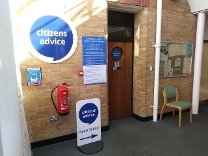 Citizens Advice signs at Priory Road