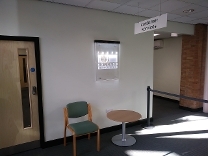 Our customer services area at Priory Road