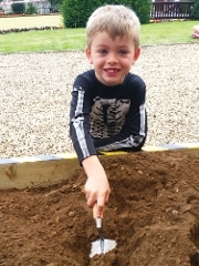 Children taking part in Festival of Archaeology